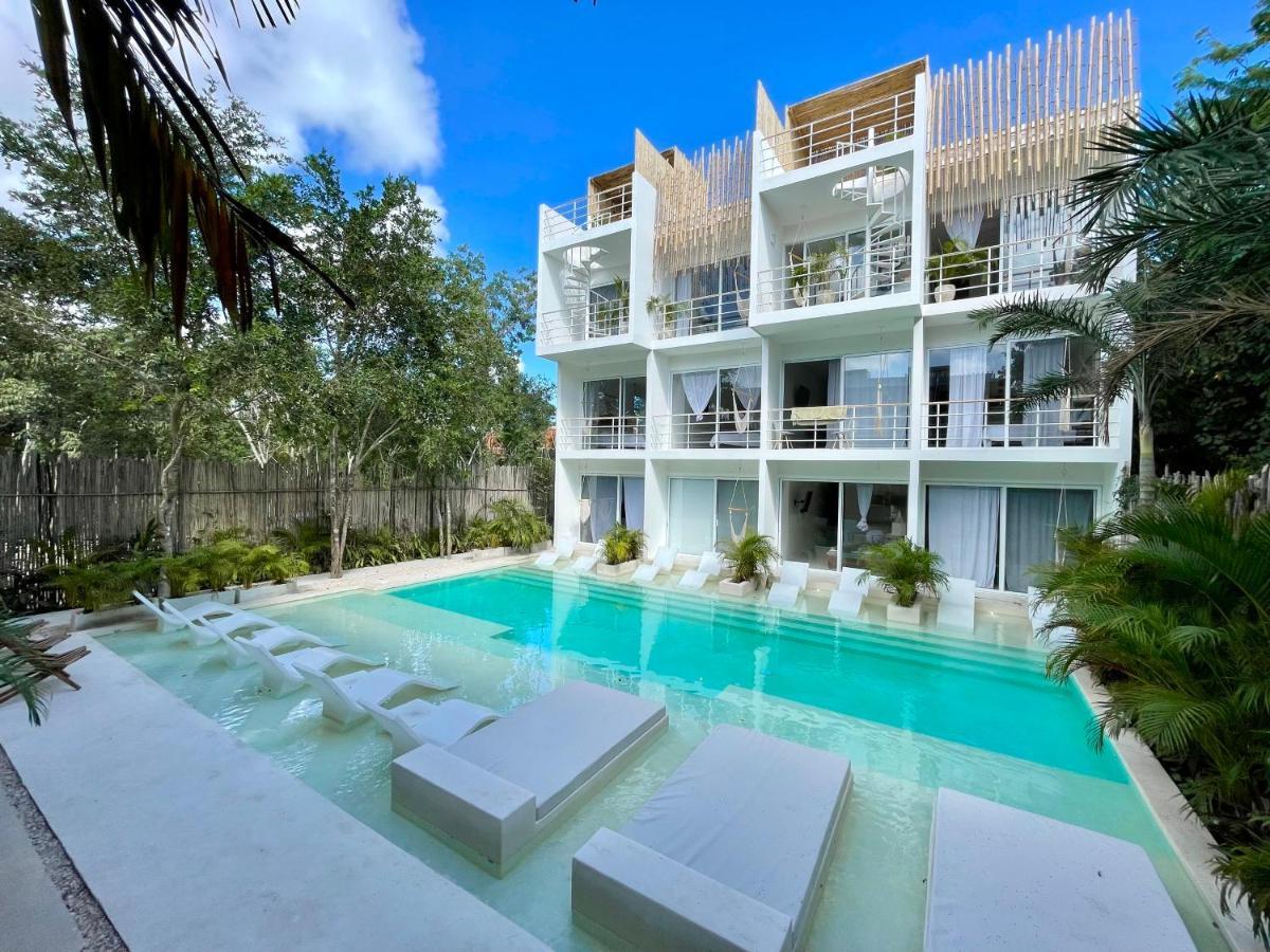 Beautiful Swim-Up Studio With Private Terrace, Pool And Jungle Gym Tulum Exterior photo